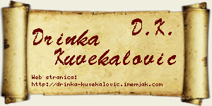 Drinka Kuvekalović vizit kartica